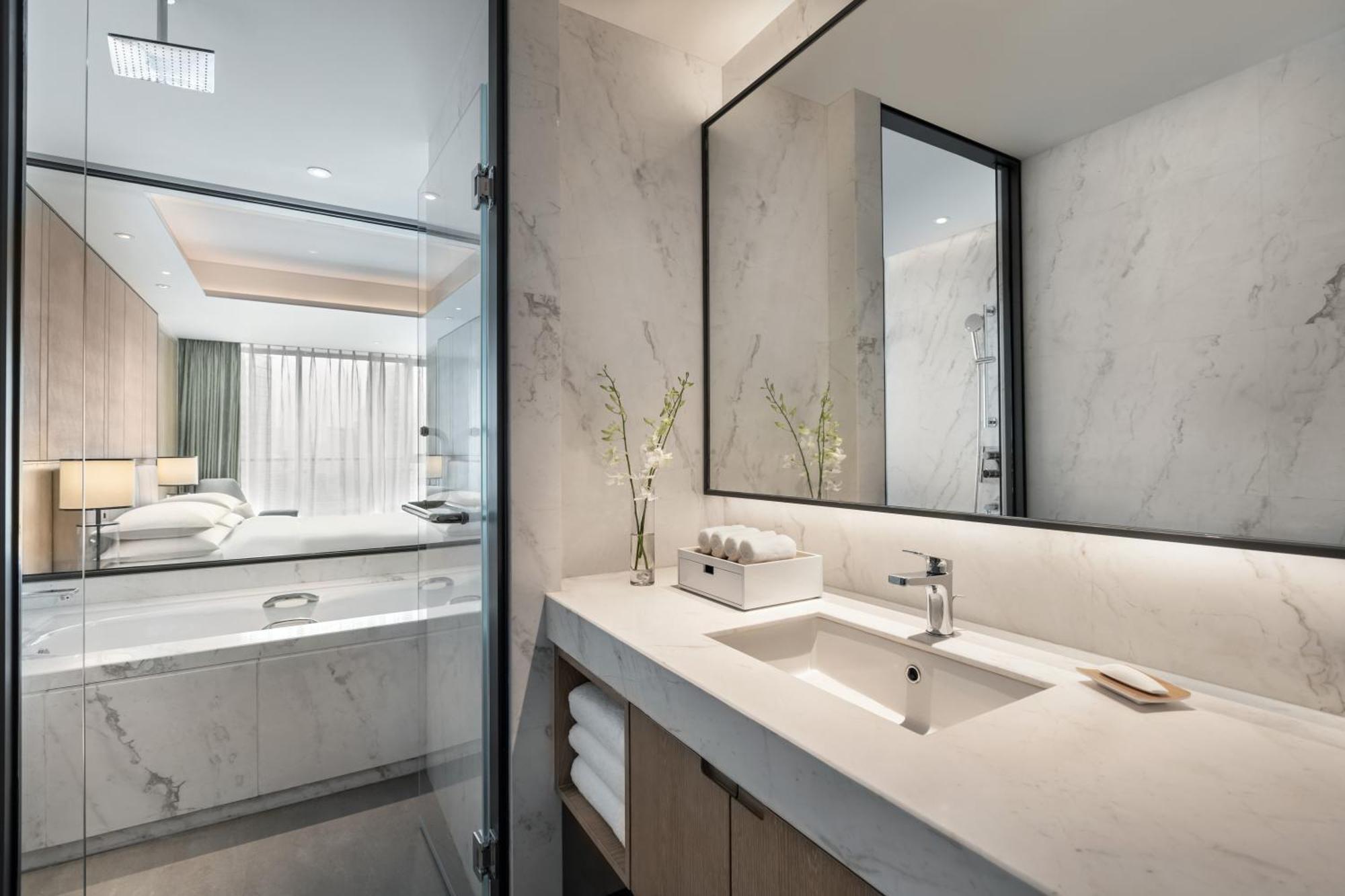 Marriott Executive Apartments Tsjoengking Buitenkant foto